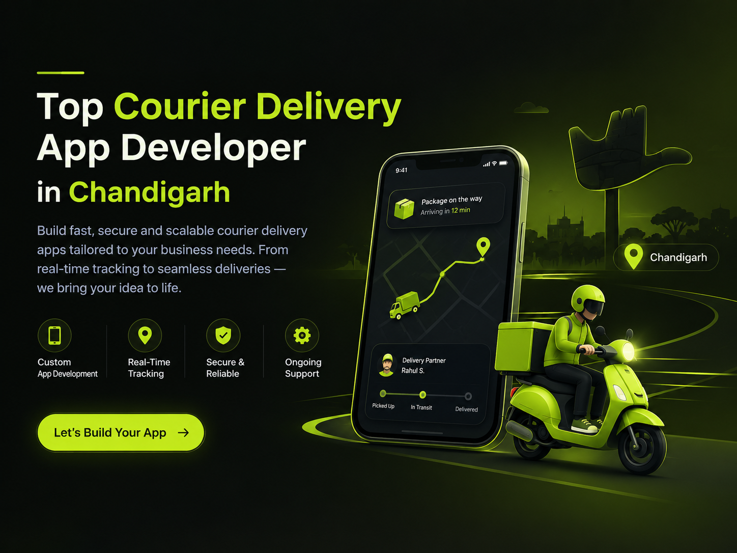 Top Courier Delivery App Developer In Chandigarh