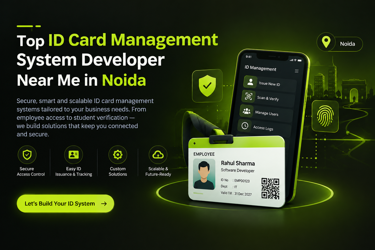 Top ID Card Management System Developer Near Me Noida