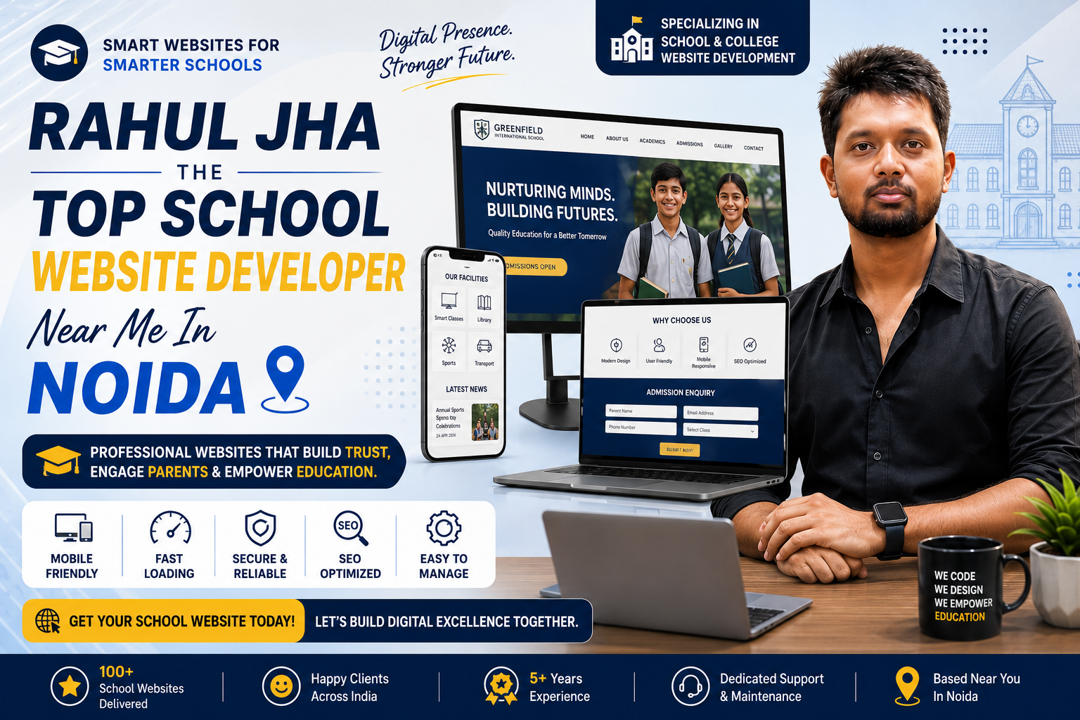 Top School Website Developer Near Me In Noida