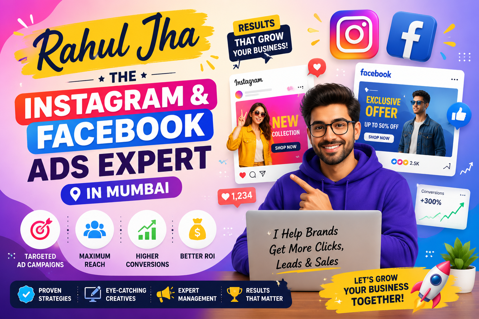 Top instagram and Facebook ads expert in mumbai
