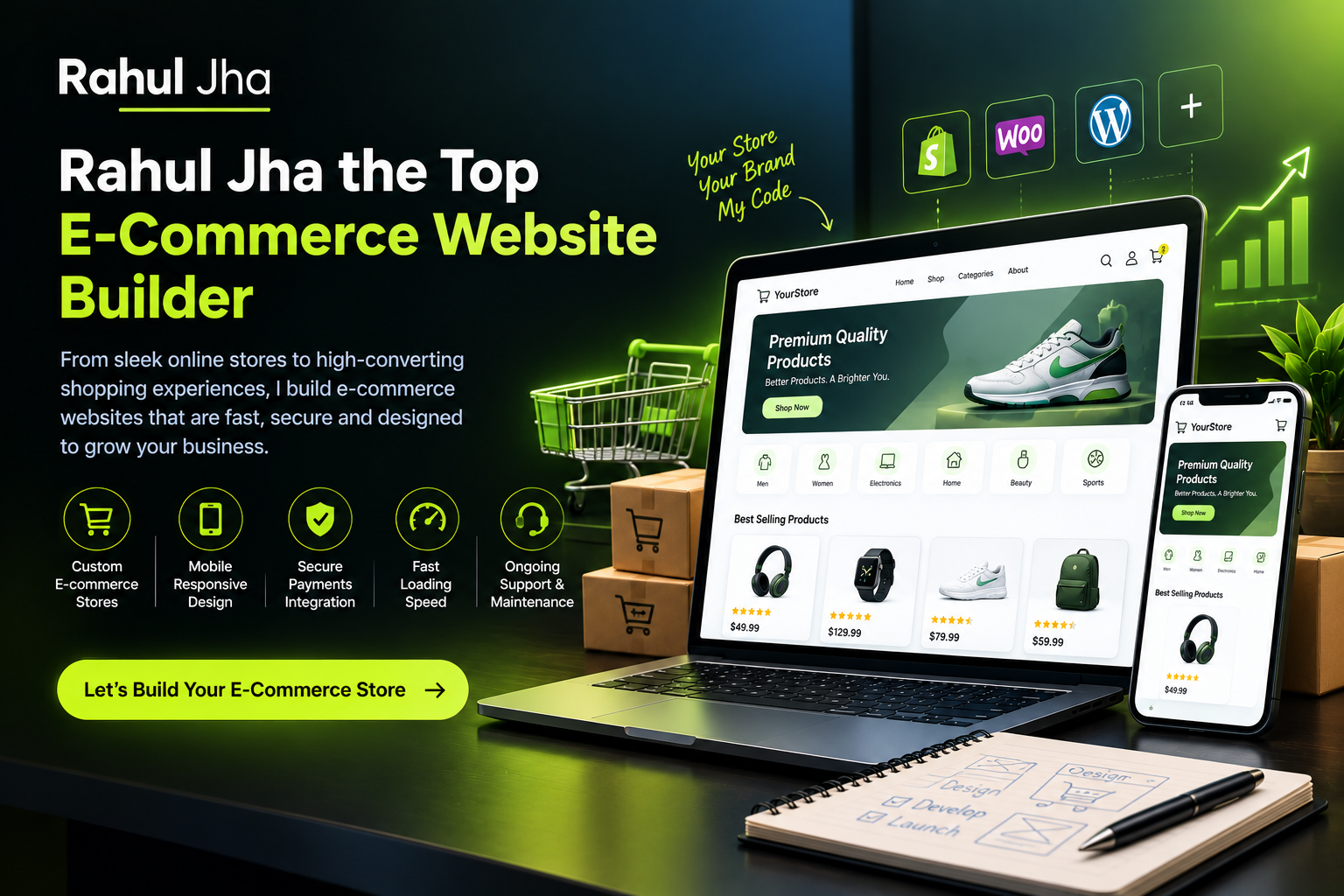 Top E-commerce Website Builder In Greater Noida